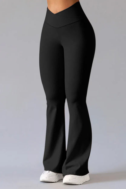 Flared Sportbroek met High-Waist – Comfort & Stijl