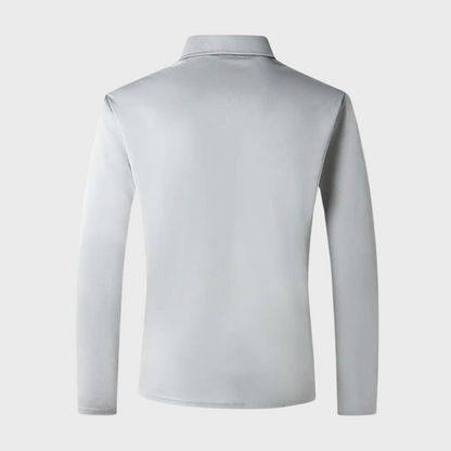 Heren Polo t-shirt met lange mouwen