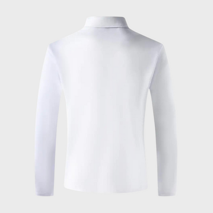 Heren Polo t-shirt met lange mouwen