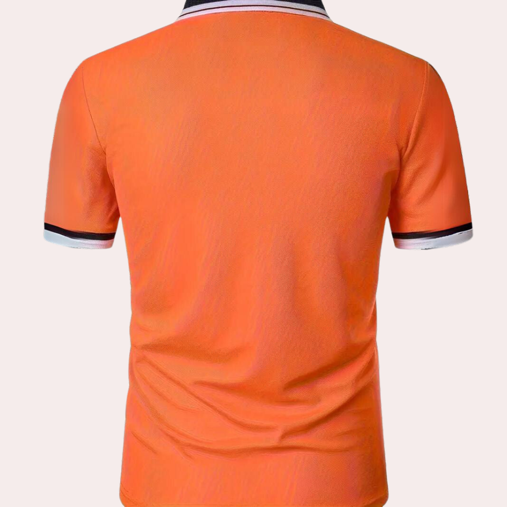 BOSS | Sportieve Oranje Heren Polo Shirt