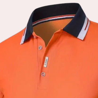 BOSS | Sportieve Oranje Heren Polo Shirt