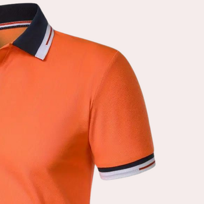 BOSS | Sportieve Oranje Heren Polo Shirt