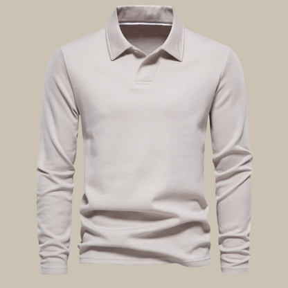 Stijlvolle Polo met Lange Mouwen – Comfort & Klasse voor de Moderne Man