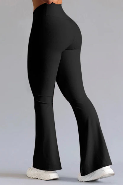 Flared Sportbroek met High-Waist – Comfort & Stijl